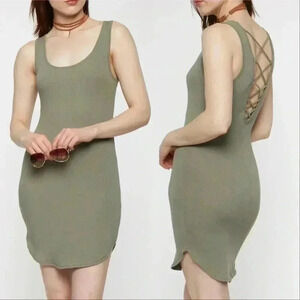 GREEN MINI DRESS